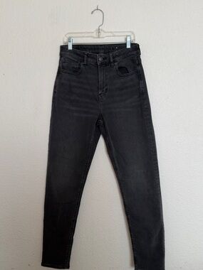 American Eagle High-Rise Black Slim Jeans